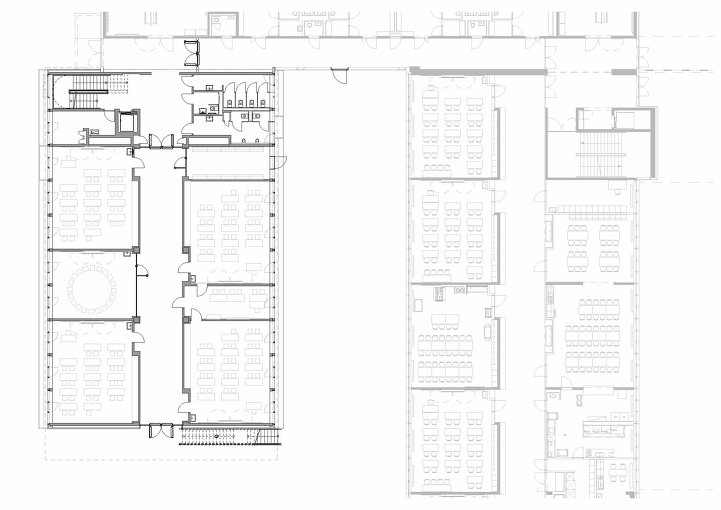 Foto Grundriss EG TREUSCH architecture