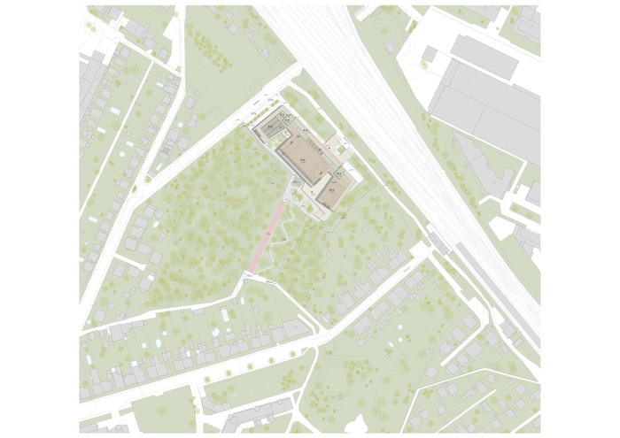 Foto Lageplan AHS Winkeläckerstraße TREUSCH architecture