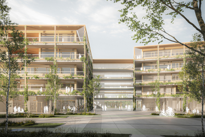 Foto Rendering Bildungscampus Seestadt ZOOMVP.AT