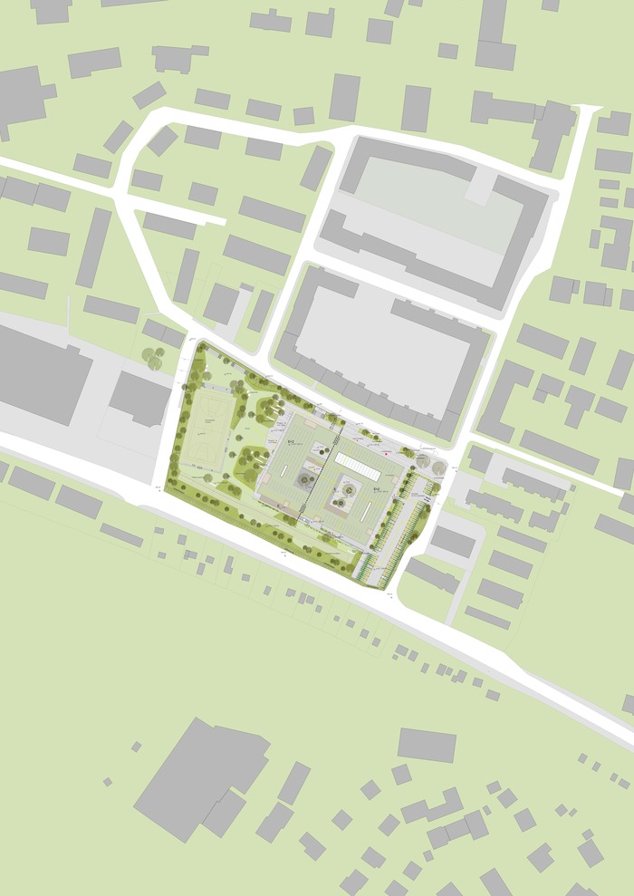 Foto Lageplan BSC Liezen TREUSCH architecture