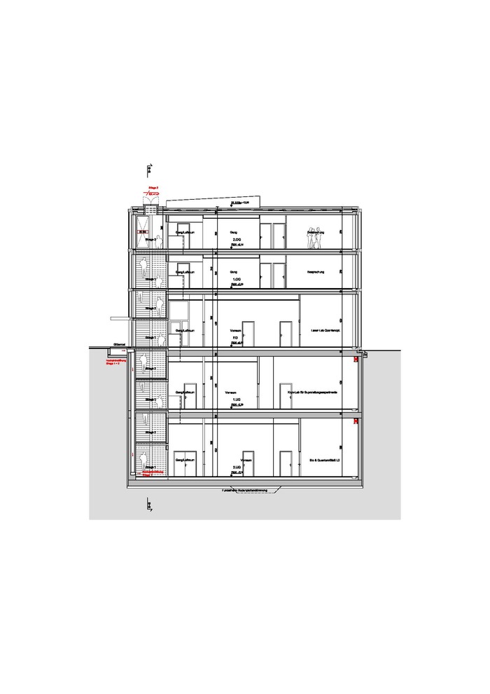 Foto Schnitt 1-1 Quantum Cube TREUSCH architecture