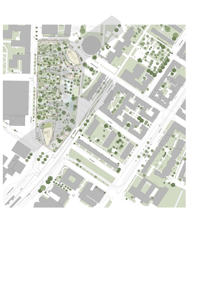 Lageplan Remise Kagran TREUSCH architecture Foto Lageplan Remise Kagran TREUSCH architecture